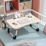 Multi-Functional Folding Bed Desk – Portable Ergonomic Laptop Stand & Breakfast Tray for Home Office