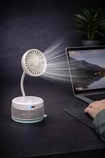Rechargeable Portable Personal Fan with 360° Flexible Adjustable