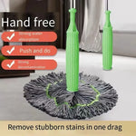 Cotton String Twist Mop – Self-Wringing Industrial Floor Mop with Long Handle