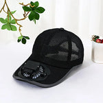 Cooling Fan Baseball Cap – Breathable Mesh Summer Sun Hat