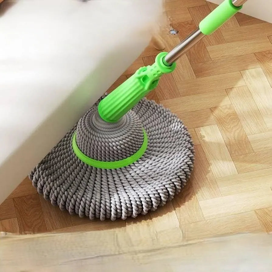 Cotton String Twist Mop – Self-Wringing Industrial Floor Mop with Long Handle