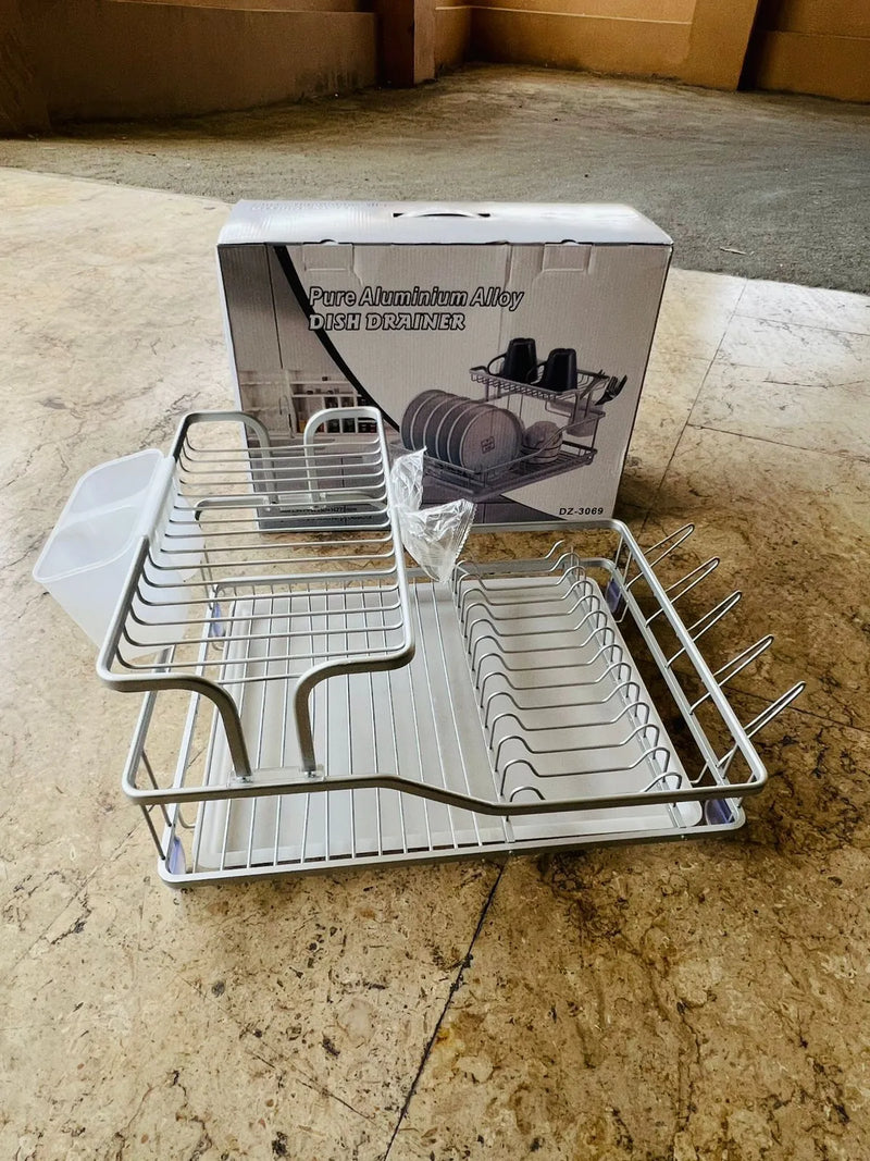2-Tier Dish Drying Rack – Space-Saving Kitchen Organizer