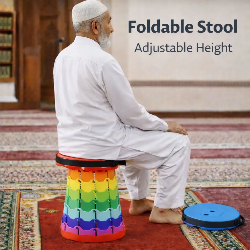 Heavy-Duty Portable Seat for Camping, Travel, and Home Use