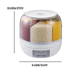 Sealed 360 Degree Rotating Rice Dispenser