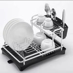 2-Tier Dish Drying Rack – Space-Saving Kitchen Organizer
