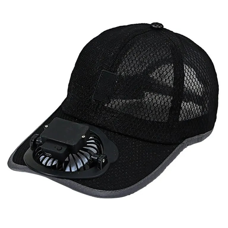 Cooling Fan Baseball Cap – Breathable Mesh Summer Sun Hat