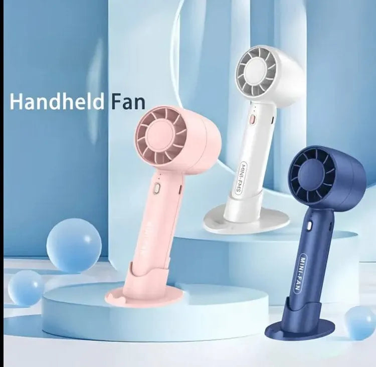 Premium Handheld Mini Fan – Rechargeable Portable Personal Fan