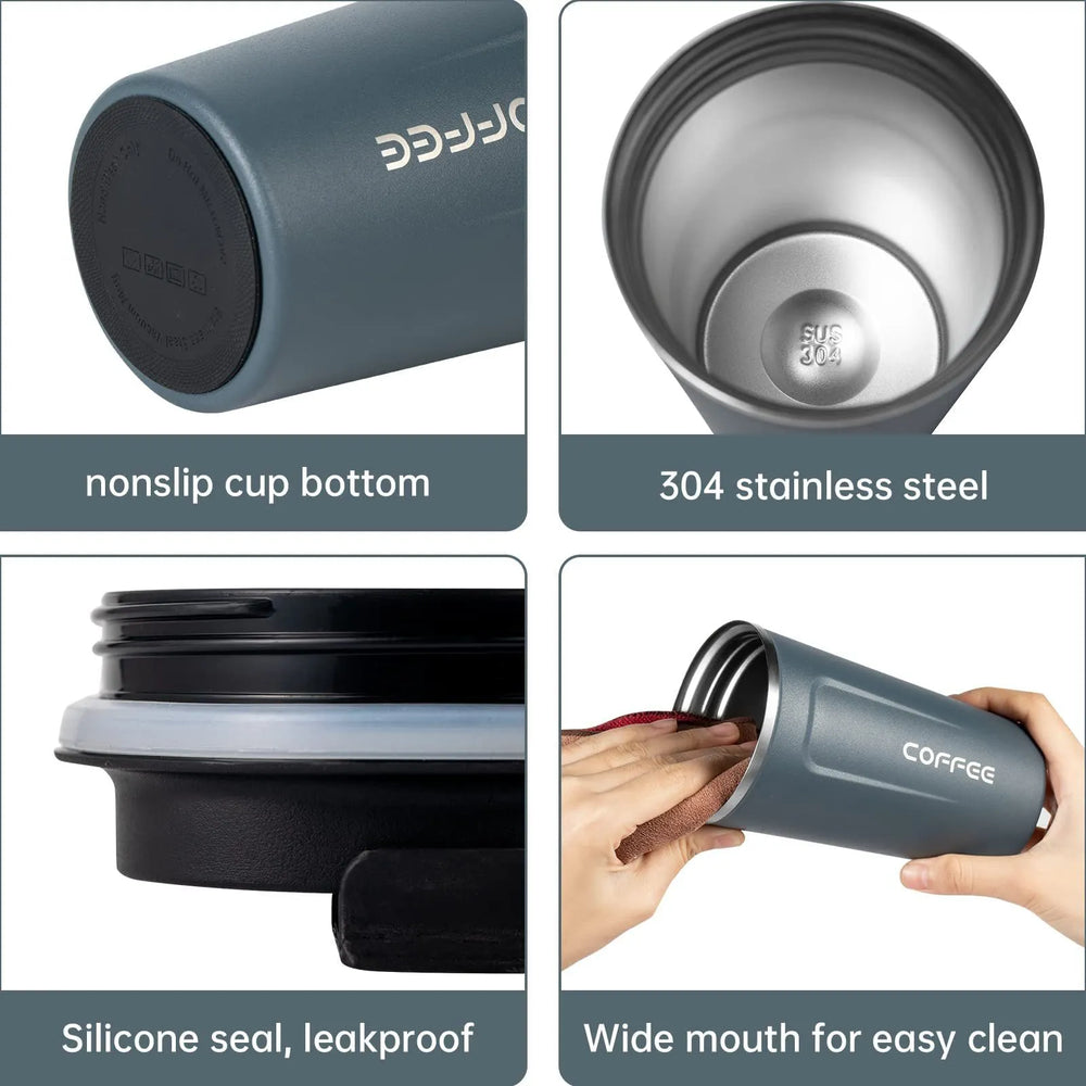 Premium Stainless Steel Coffee Travel Mug – Double-Wall