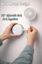 Rechargeable Portable Personal Fan with 360° Flexible Adjustable