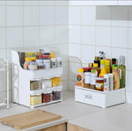 All-in-One Multi-Layer Kitchen Spice Organizer Box