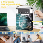 Portable Water Spray Cooling Fan – Mini Desktop Air Cooler