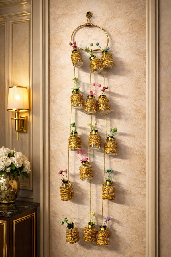 Wall Hanging Planter – Small  Glass Jars