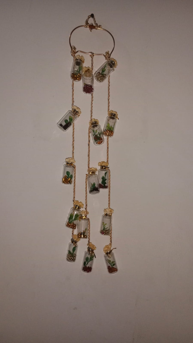 Wall Hanging Planter – Small  Glass Jars