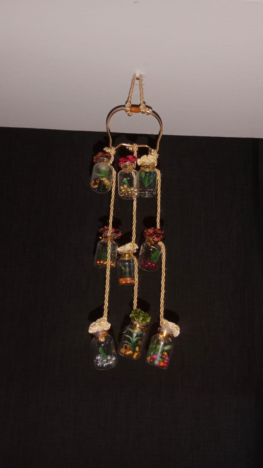 Wall Hanging Planter – Small  Glass Jars
