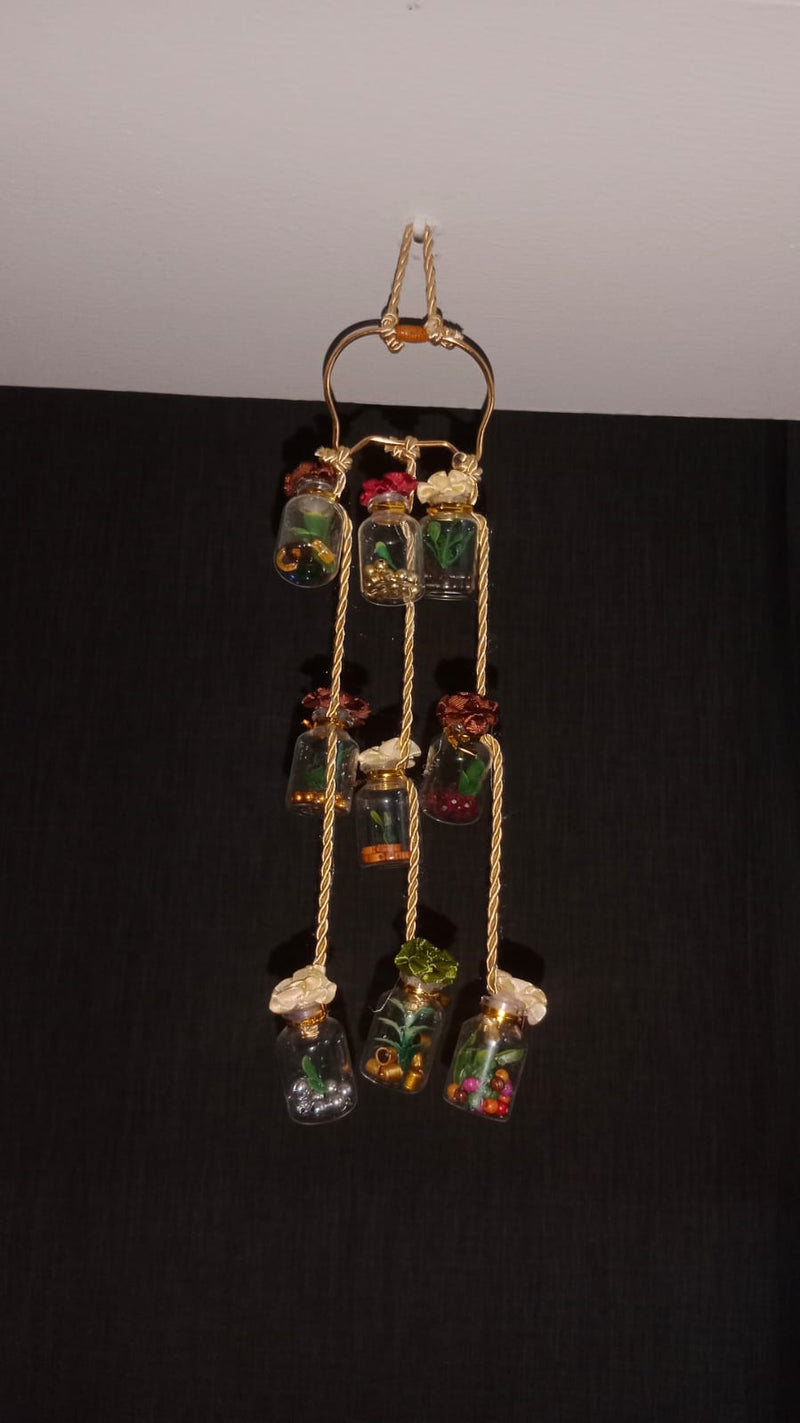 Wall Hanging Planter – Small  Glass Jars