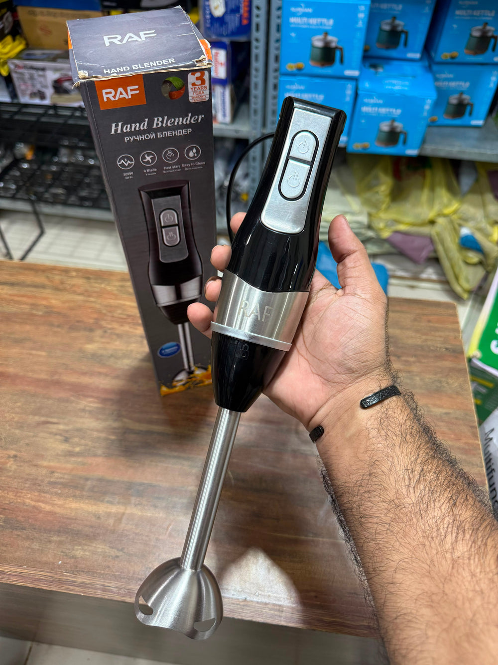 Electric Hand Immersion Blender – High-Power Kitchen Stick Mixer
