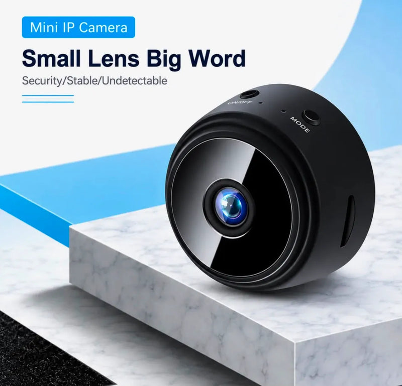 Mini Wireless WiFi Security Camera – 1080P HD Small Spy Cam with Night Vision