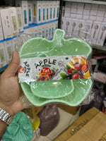 7-in-1 Apple Shaped Bowls Set – Elegant Plastic Serving Nesting Bowl Kit for Fruits