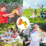 Electric Dinosaur Bubble Gun Machine – Automatic Bubble