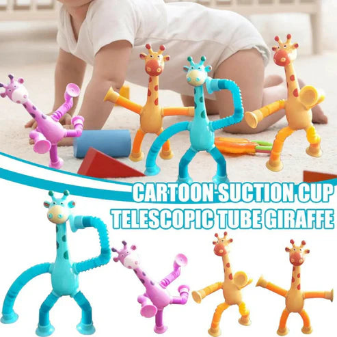 Cute Giraffe Stretch Tube Stress Relief Sensory Toy