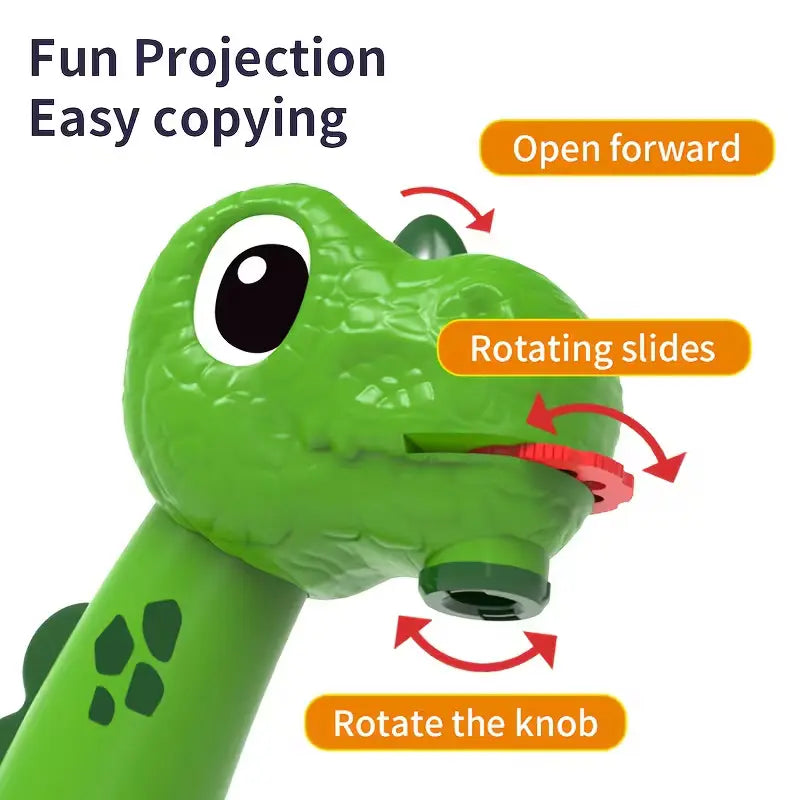 Kids Drawing Table with Projector – Dinosaur Art Desk for Kids