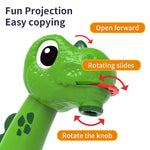 Kids Drawing Table with Projector – Dinosaur Art Desk for Kids