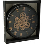15-inch Gear Movement Clock. This decorative timepiece combines industrial aesthetics