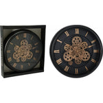 15-inch Gear Movement Clock. This decorative timepiece combines industrial aesthetics