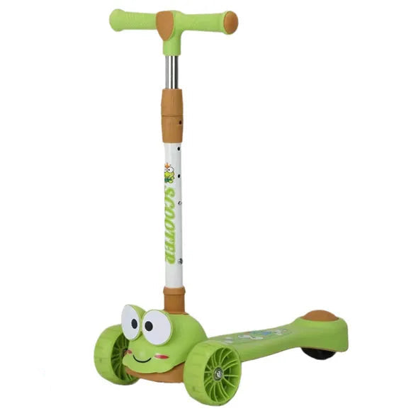 2-in-1 Kids' Kick Scooter with Foldable Seat – Adjustable 3-Wheel Ride-On Toy for Toddlers