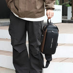 Anti-Theft Sling Bag with Combination Password Lock – High-Capacity Waterproof
