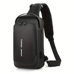 Anti-Theft Sling Bag with Combination Password Lock – High-Capacity Waterproof