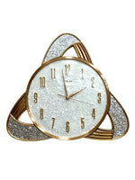 Modern Luxury Triangular Wall Clock – Abstract Geometric Timepiece