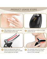 Digital Sonic Facial & Neck Lifting Massager – 3-Mode Anti-Aging Device