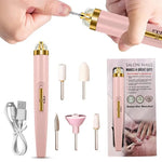 Professional Electric Nail File Kit – Rechargeable 5-in-1 Manicure & Pedicure Tool