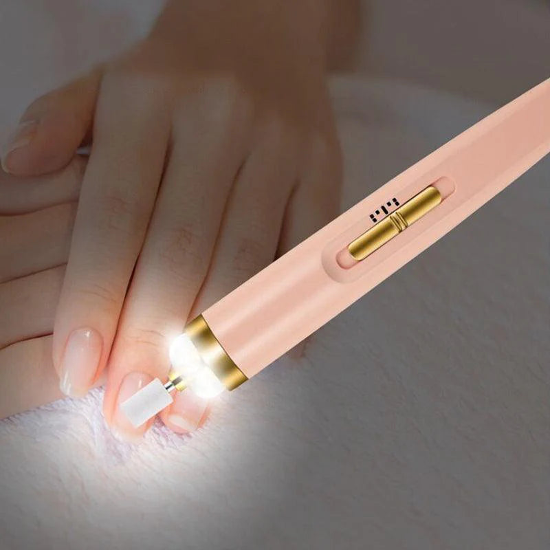Professional Electric Nail File Kit – Rechargeable 5-in-1 Manicure & Pedicure Tool