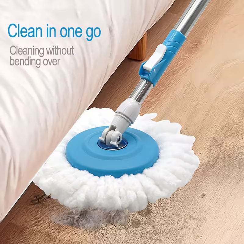 360° Spin Mop & Bucket System – Dual-Action Cleaning with Stainless Steel Wringer