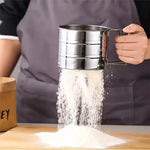 Handheld Stainless Steel Flour Shaker Mesh Flour