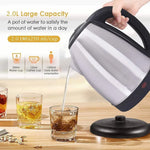 Smart Electric Hot Water Kettle – Rapid Boiling Stainless Steel Tea Kettle with One-Button Control