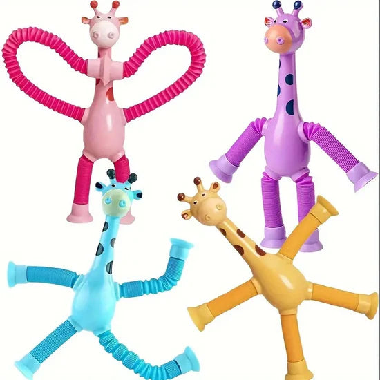 Cute Giraffe Stretch Tube Stress Relief Sensory Toy