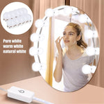 Professional LED Vanity Mirror Lights – 3 Color Modes & 10 Brightness Levels