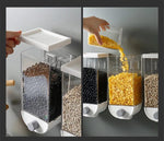 1.5L Wall-Mounted Dry Food & Grain Dispenser – Smart Kitchen Storage