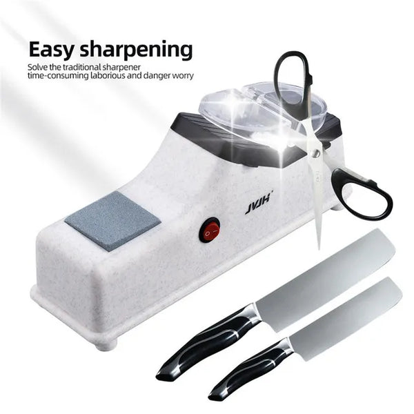 Electric Knife Sharpener – Automatic Sharpening Machine with Non-Slip