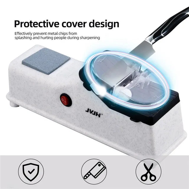 Electric Knife Sharpener – Automatic Sharpening Machine with Non-Slip