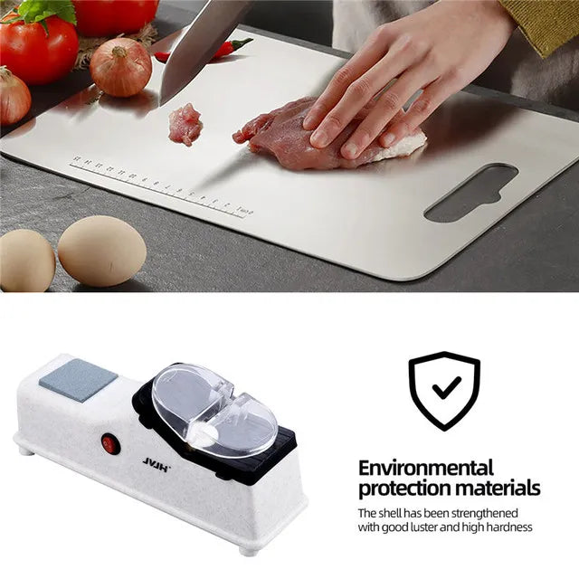 Electric Knife Sharpener – Automatic Sharpening Machine with Non-Slip