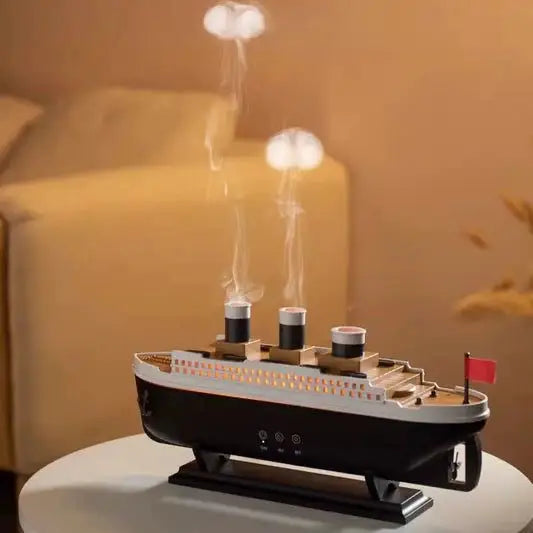 Titanic Motion Mist Humidifier – Ultrasonic Aroma Diffuser with Jellyfish Smoke Rings