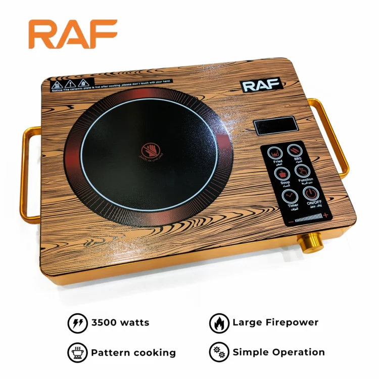 RAF 3500W Infrared Cooker – High-Power Micro Crystal Plate Electric Stove