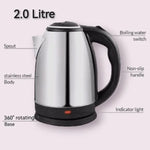 Smart Electric Hot Water Kettle – Rapid Boiling Stainless Steel Tea Kettle with One-Button Control