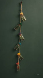 Crystal Stand Wall Hanging – Decorative Glass Vial Floral Display