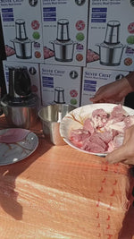 Silver Crest 5-in-1 Heavy Duty Meat Chopper – 3L Stainless Steel Kitchen Expert