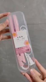 Mini 2-in-1 Portable Hair Straightener & Curler
